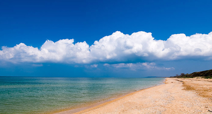 чистые пляжи азовского моря