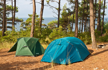 Отдых на Черном море в палатках