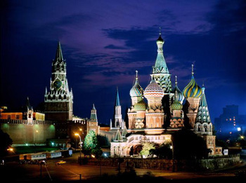 Ночная Москва. Кремль