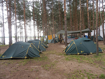 палаточный лагерь, Селигер