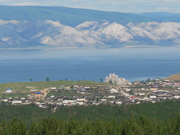поселок Хужир на Байкале